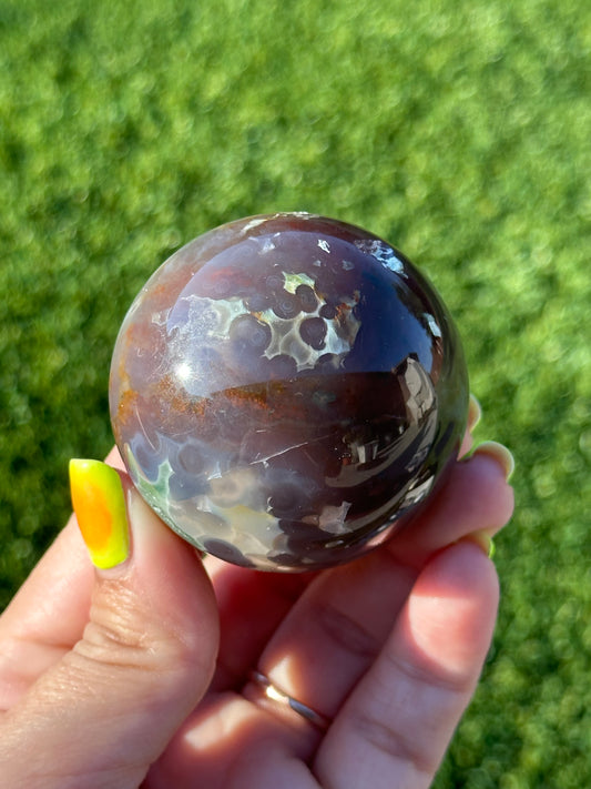 Ocean Jasper Jelly Sphere