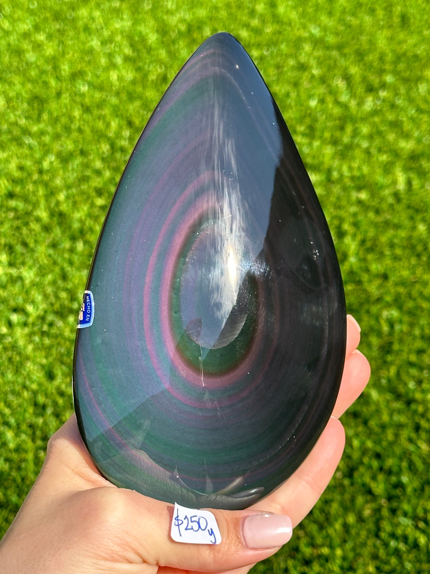 Rainbow Obsidian Carvings