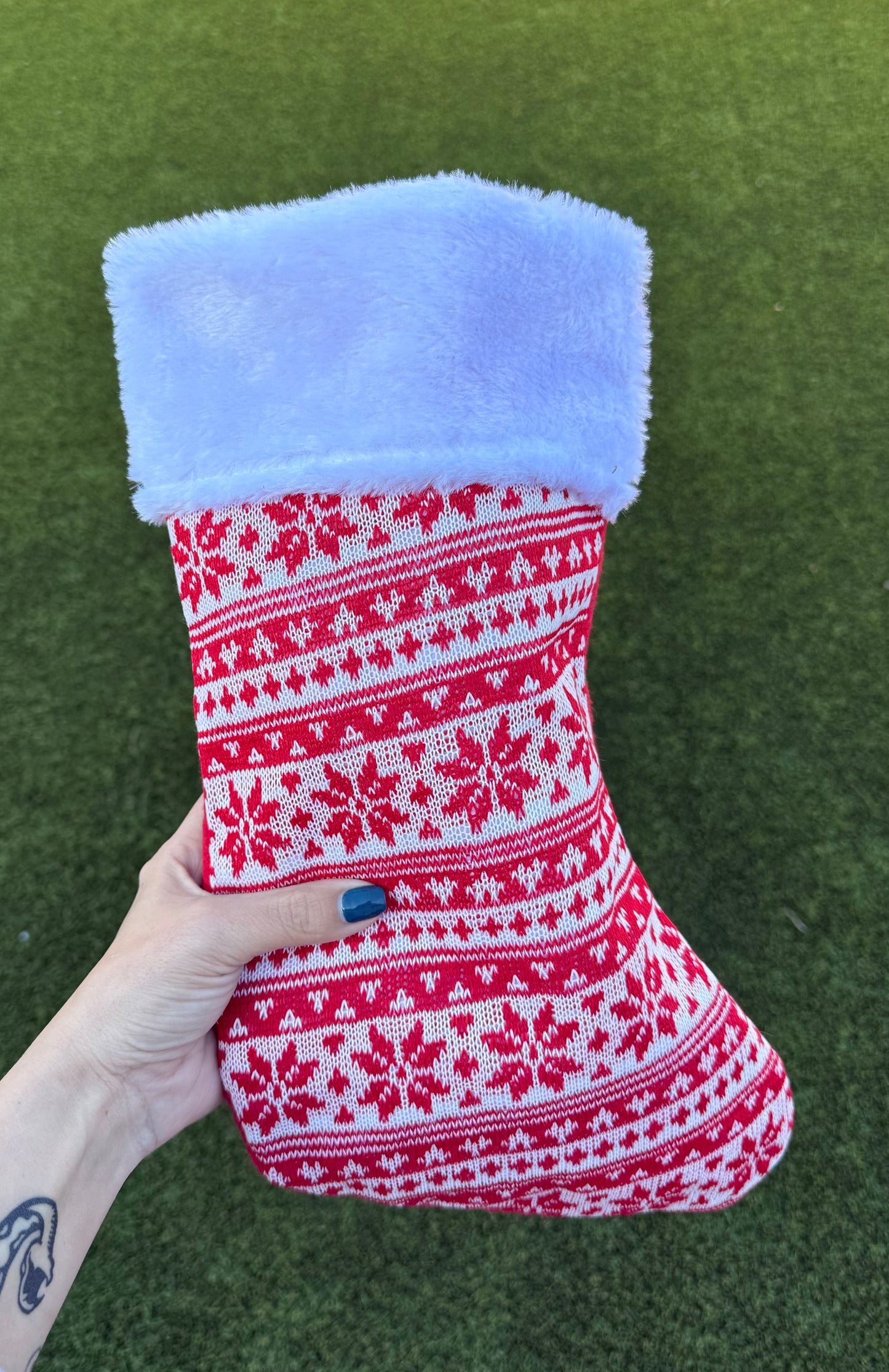 Christmas Crystal Stocking