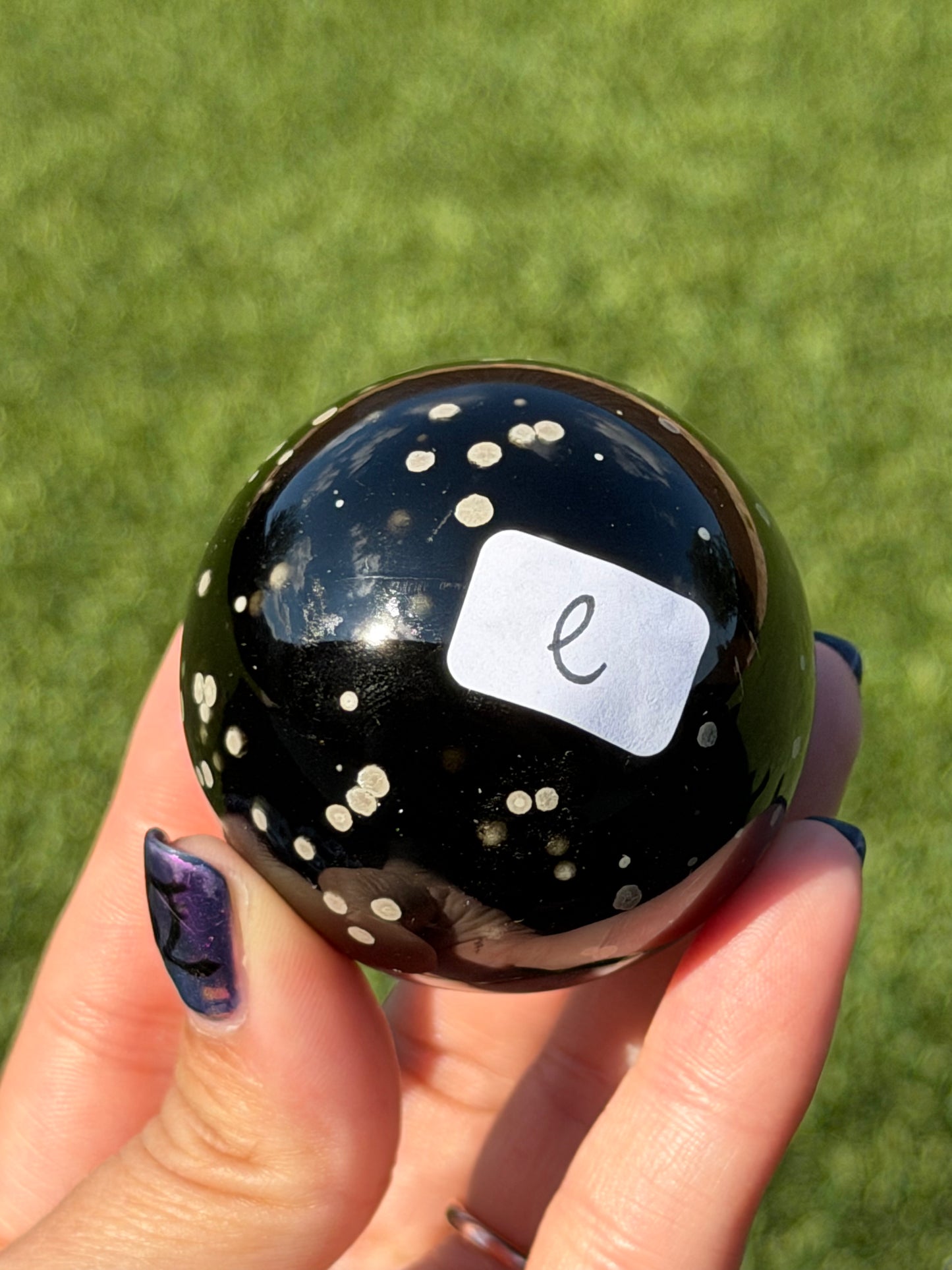 Stardust Obsidian Spheres