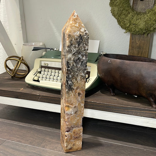 XXL Sphalerite 4 Sided Obelisk