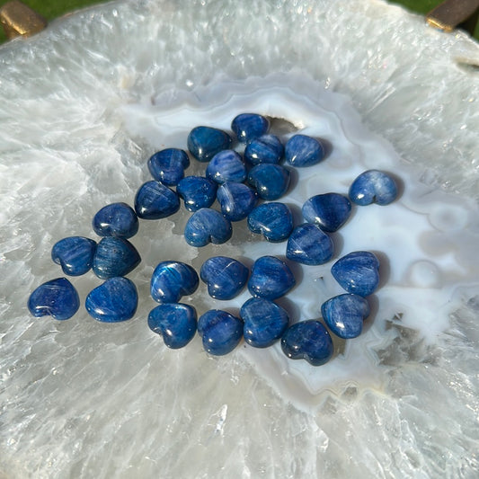 Blue Kyanite Mini Hearts