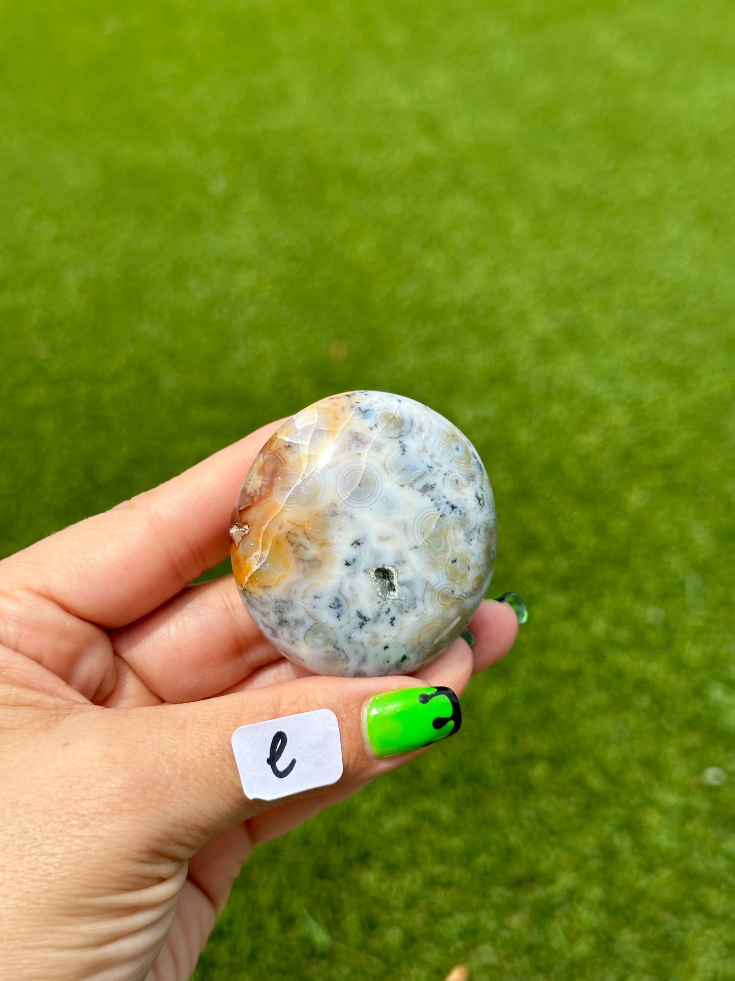 8th Vein Ocean Jasper™️ Palm Stones