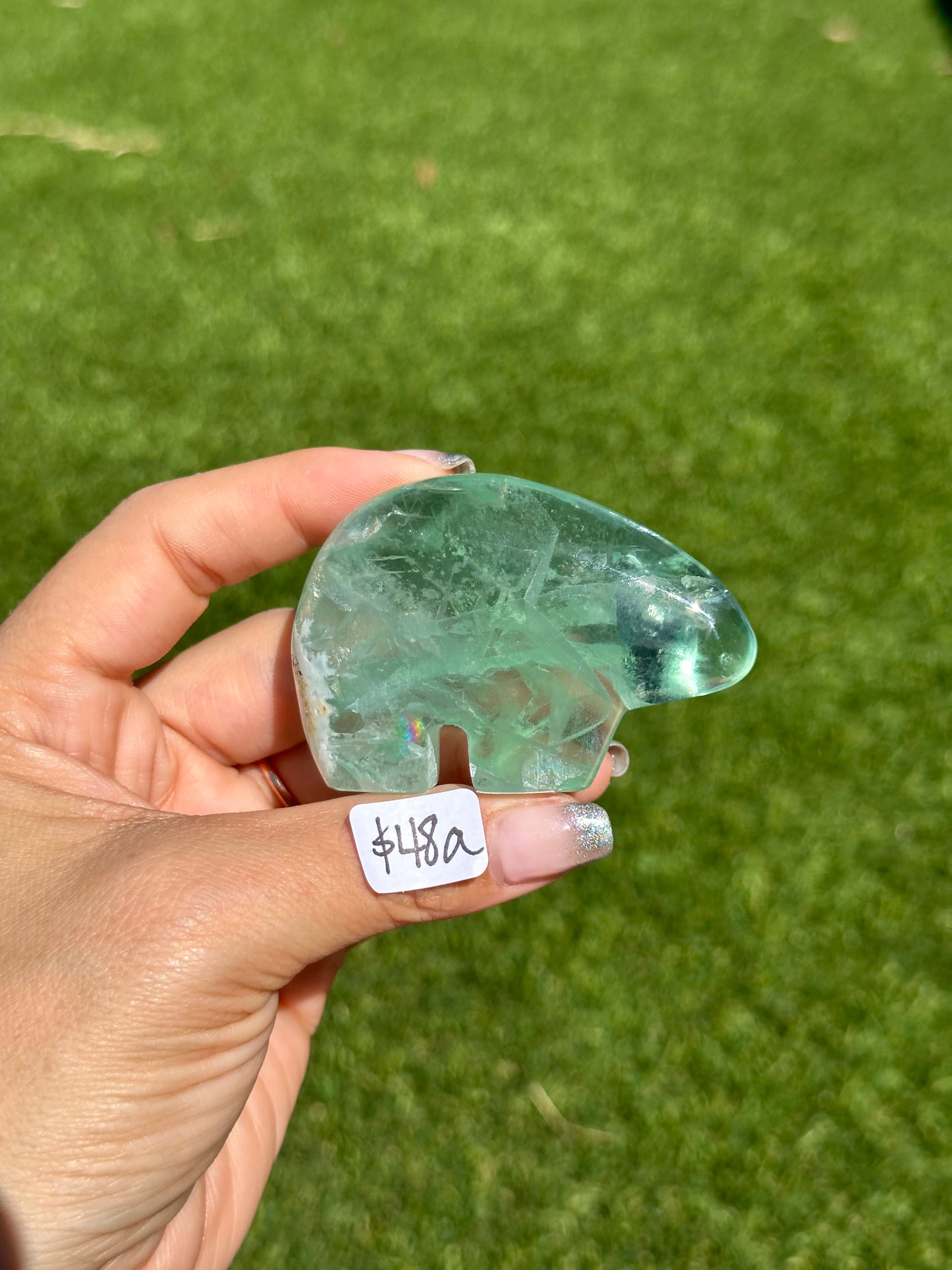 Fluorite Animal Carvings