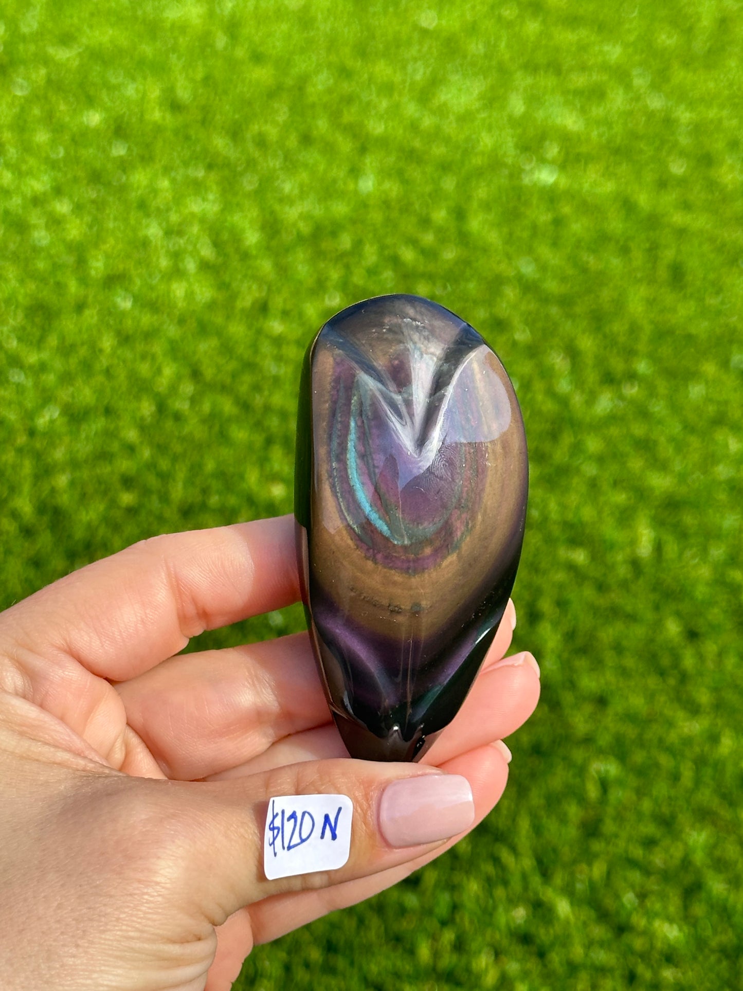 Rainbow Obsidian Carvings