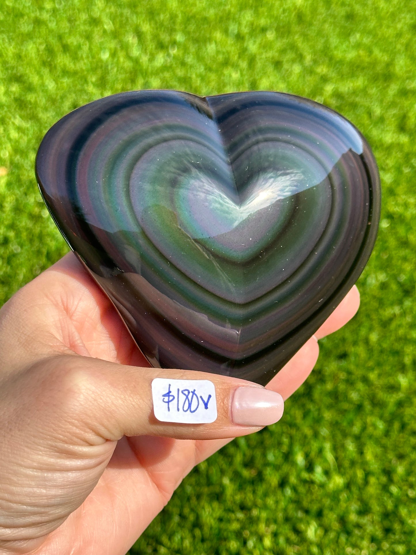 Rainbow Obsidian Carvings