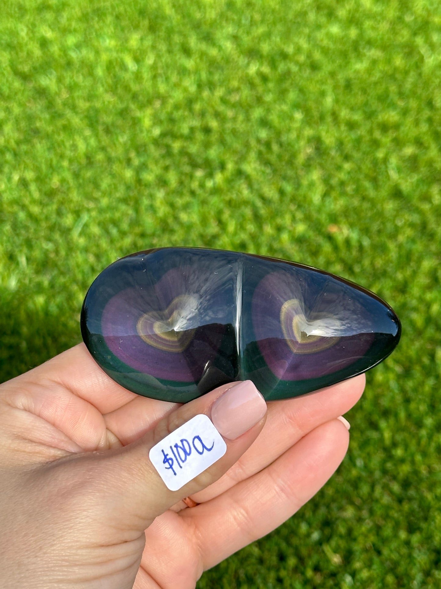 Rainbow Obsidian Carvings