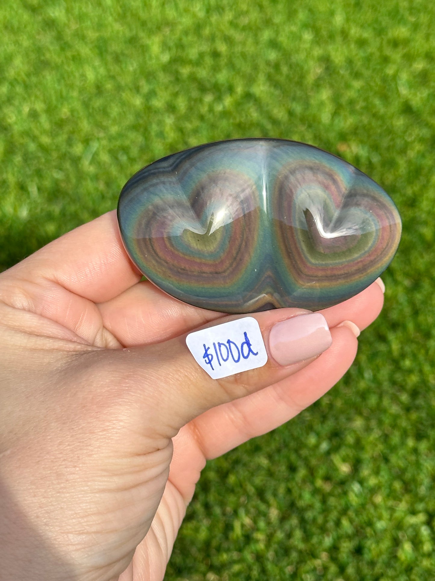 Rainbow Obsidian Carvings