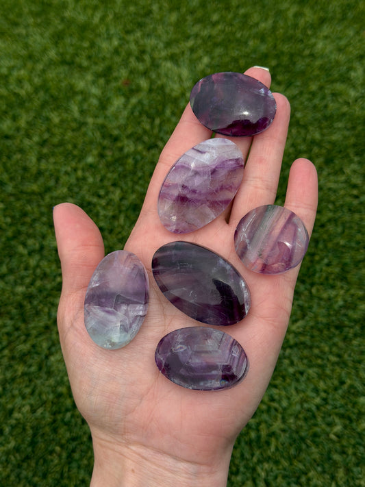 Fluorite Palm Stone