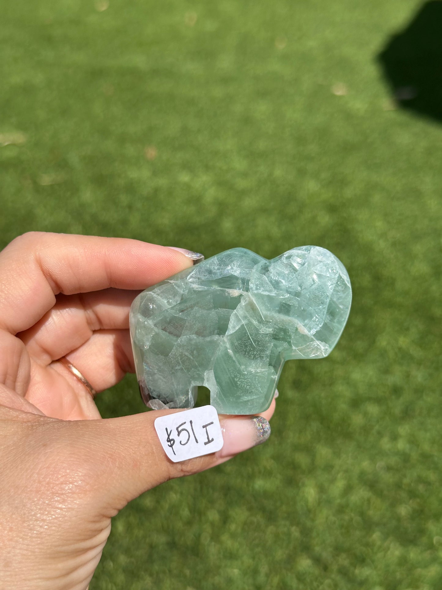 Fluorite Animal Carvings