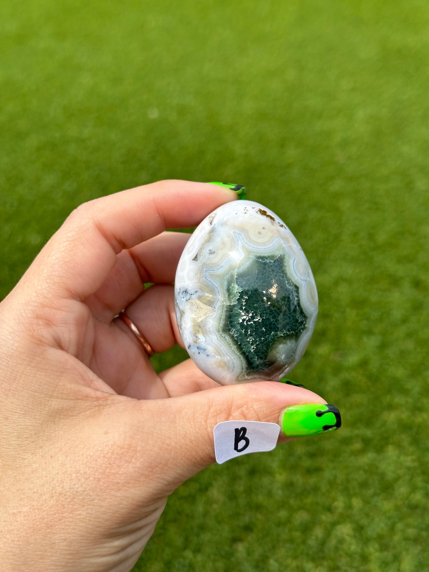 8th Vein Ocean Jasper™️ Palm Stones