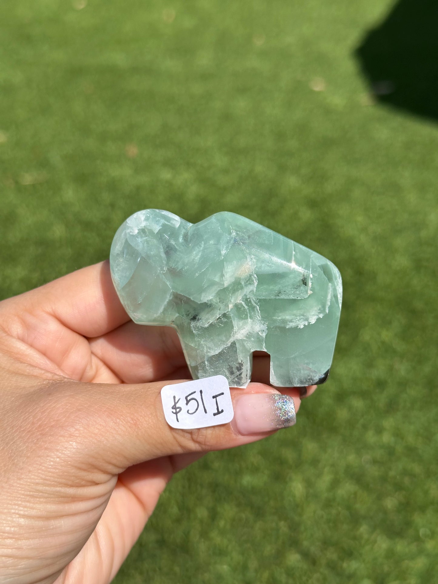 Fluorite Animal Carvings