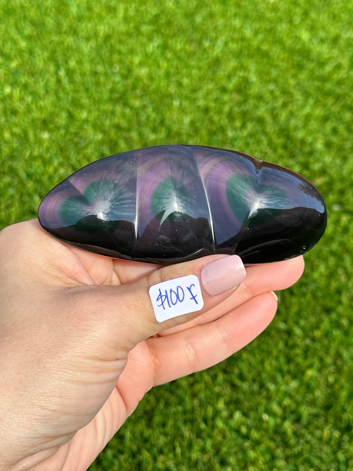 Rainbow Obsidian Carvings
