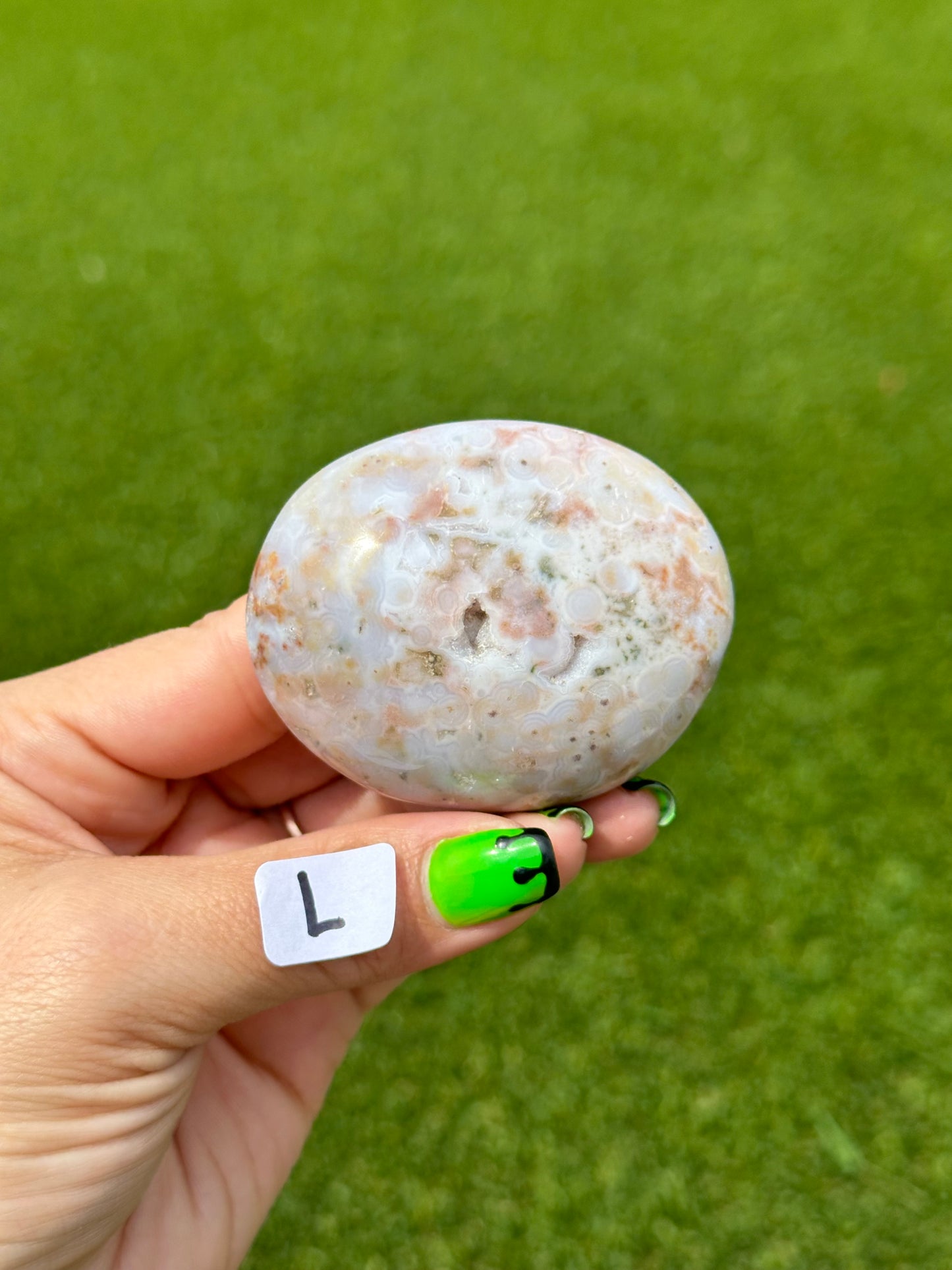 8th Vein Ocean Jasper™️ Palm Stones