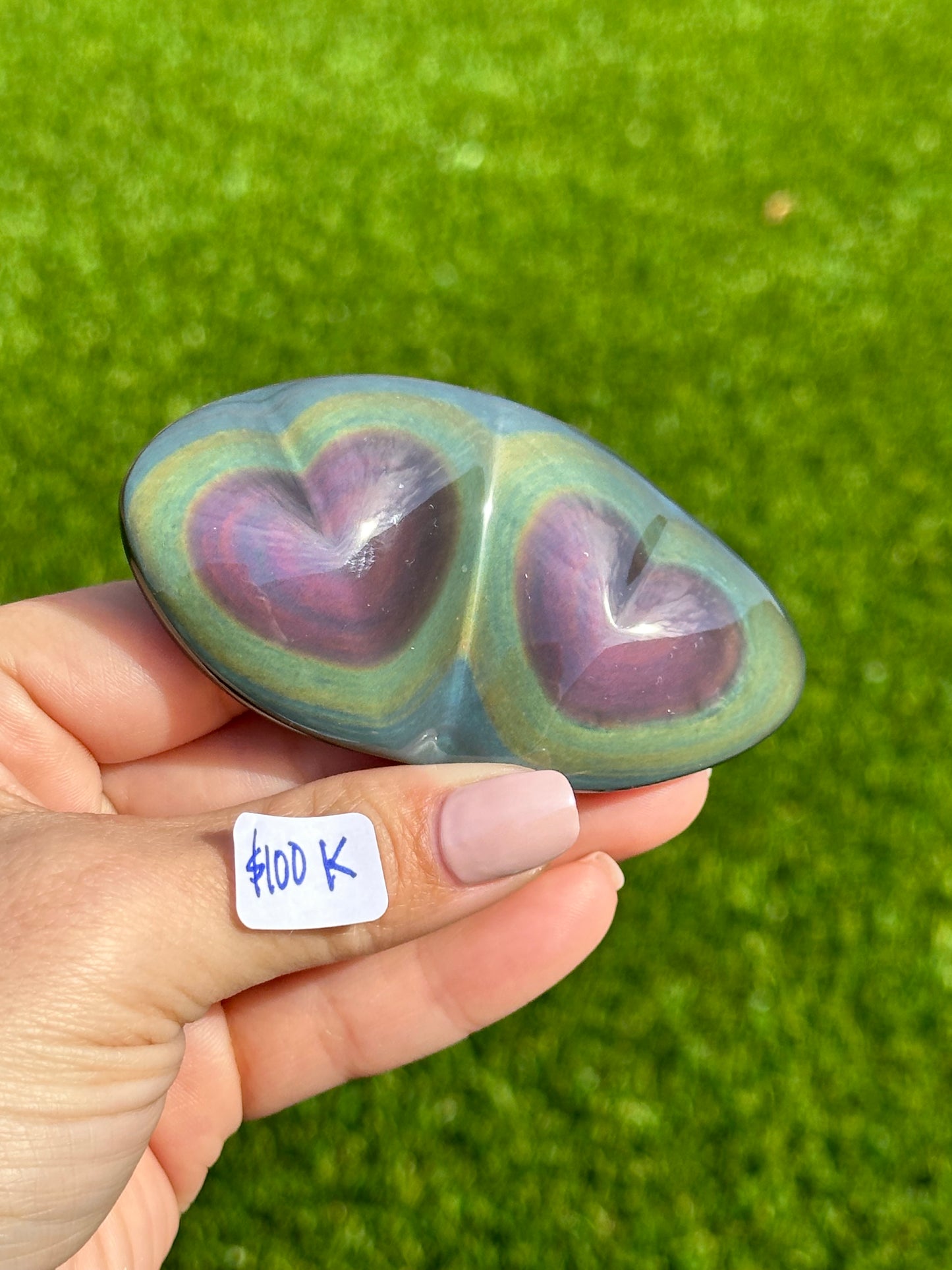 Rainbow Obsidian Carvings
