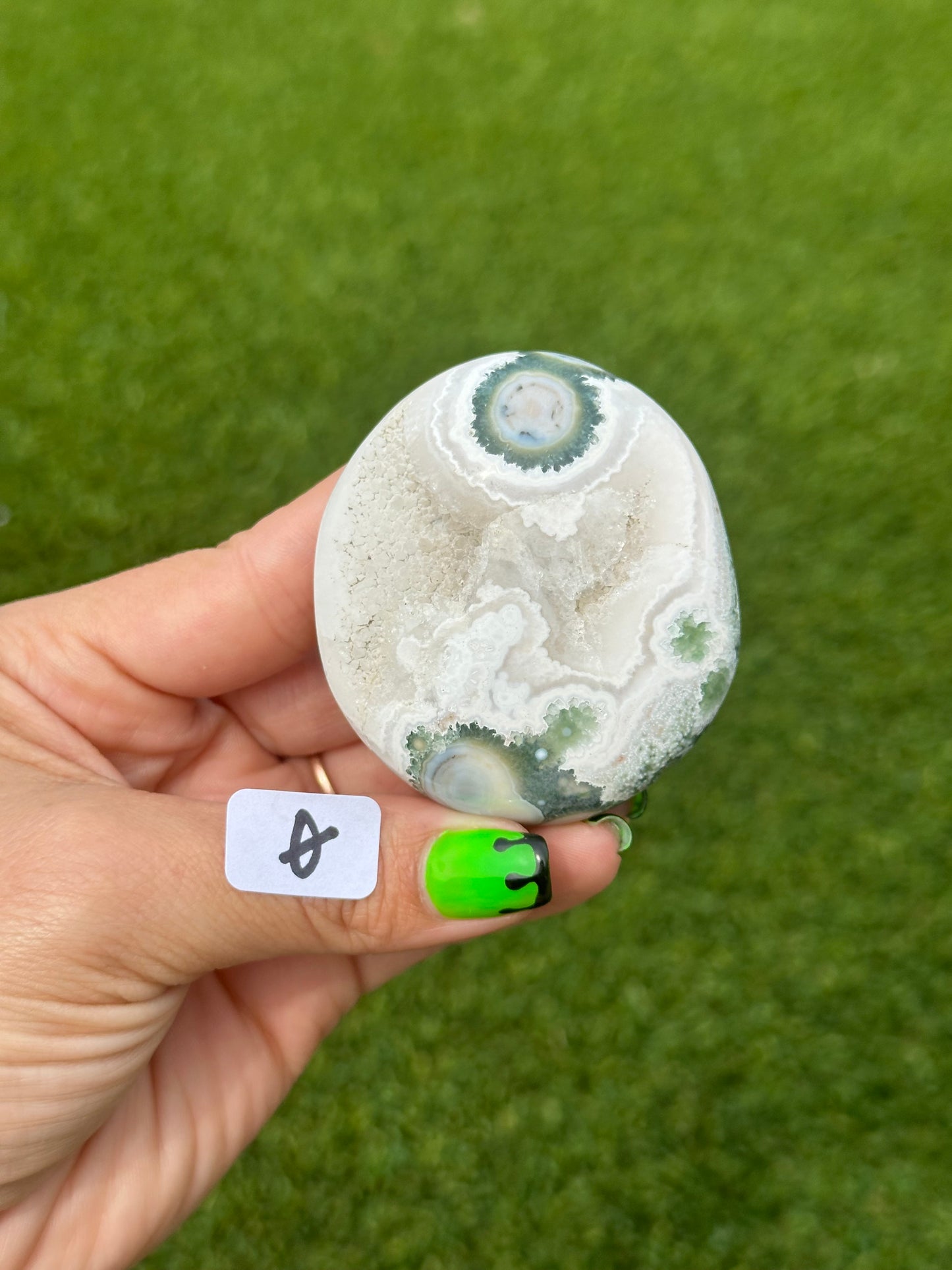 8th Vein Ocean Jasper™️ Palm Stones