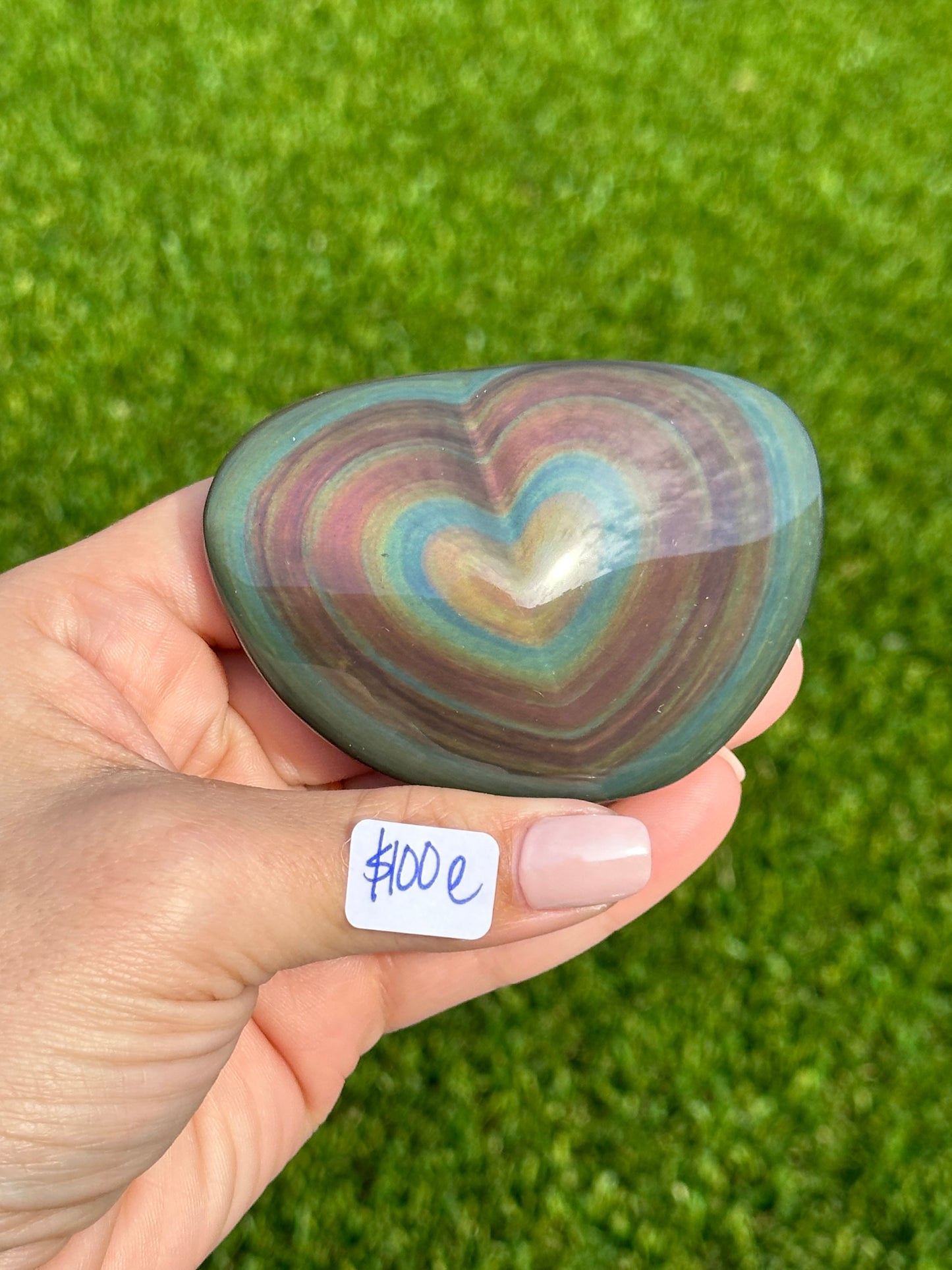 Rainbow Obsidian Carvings