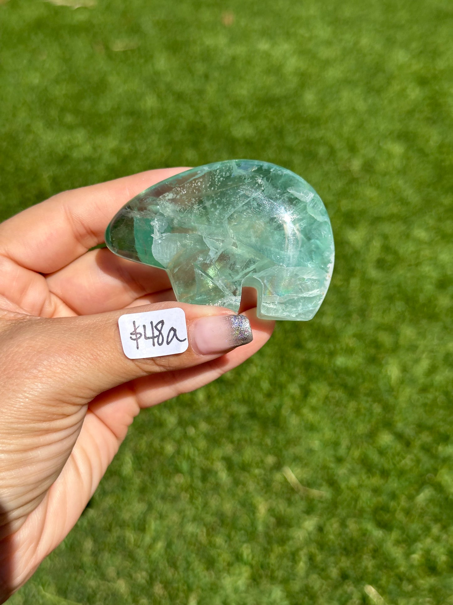 Fluorite Animal Carvings