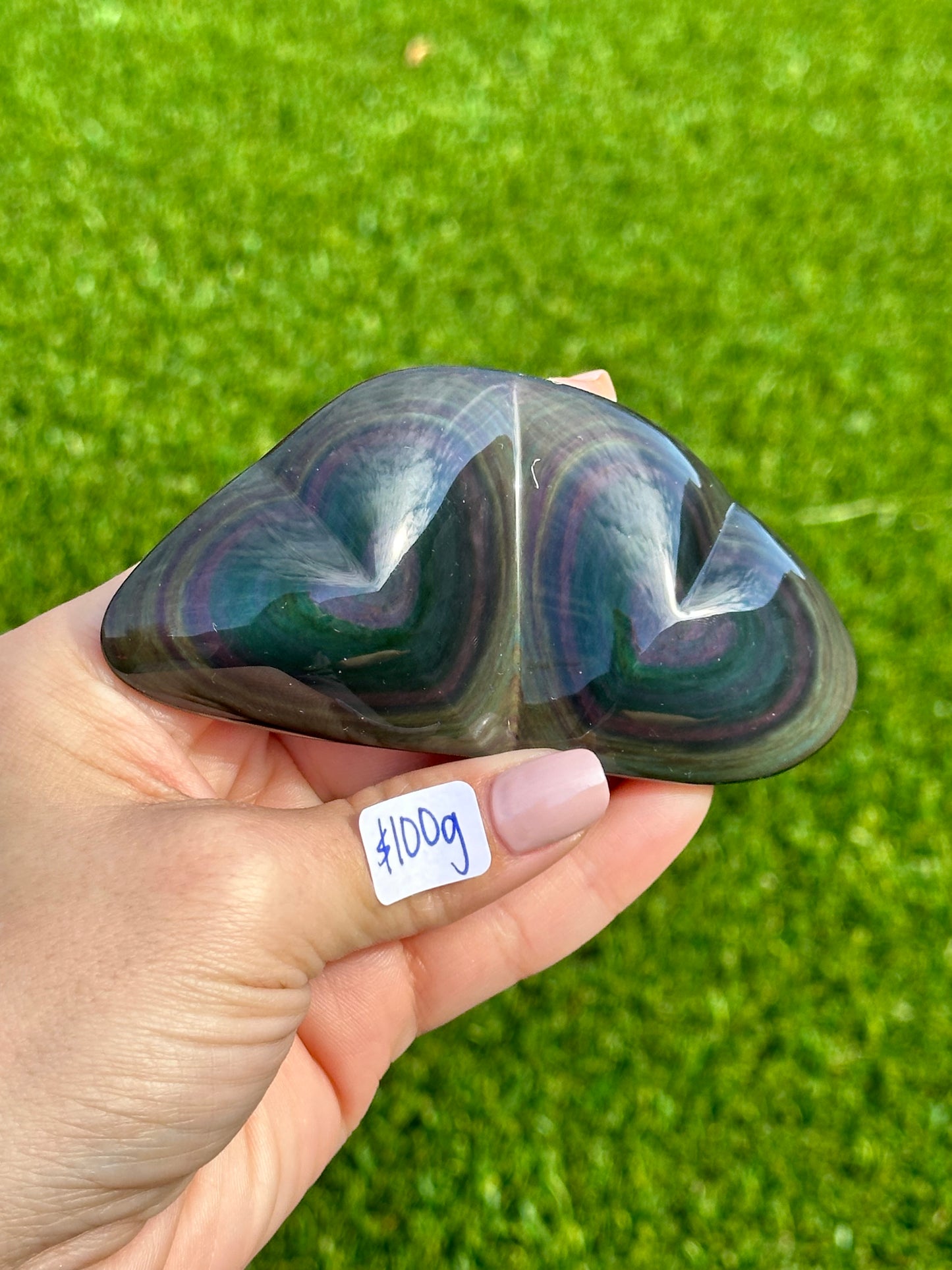 Rainbow Obsidian Carvings