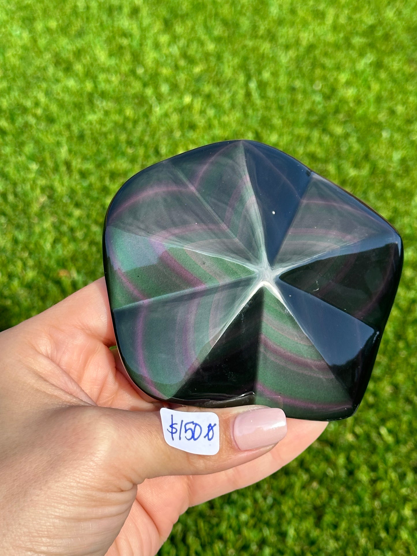 Rainbow Obsidian Carvings