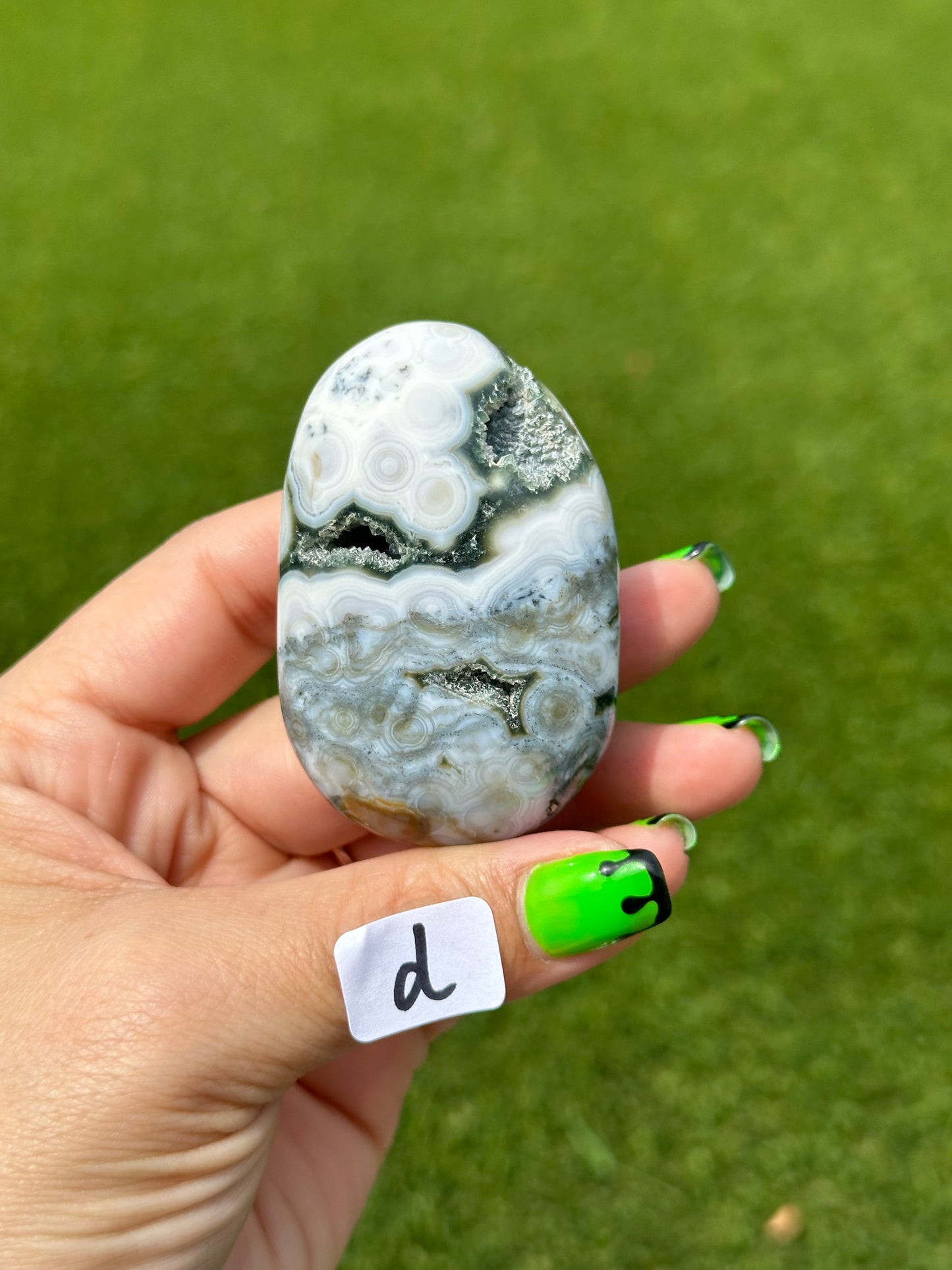 8th Vein Ocean Jasper™️ Palm Stones