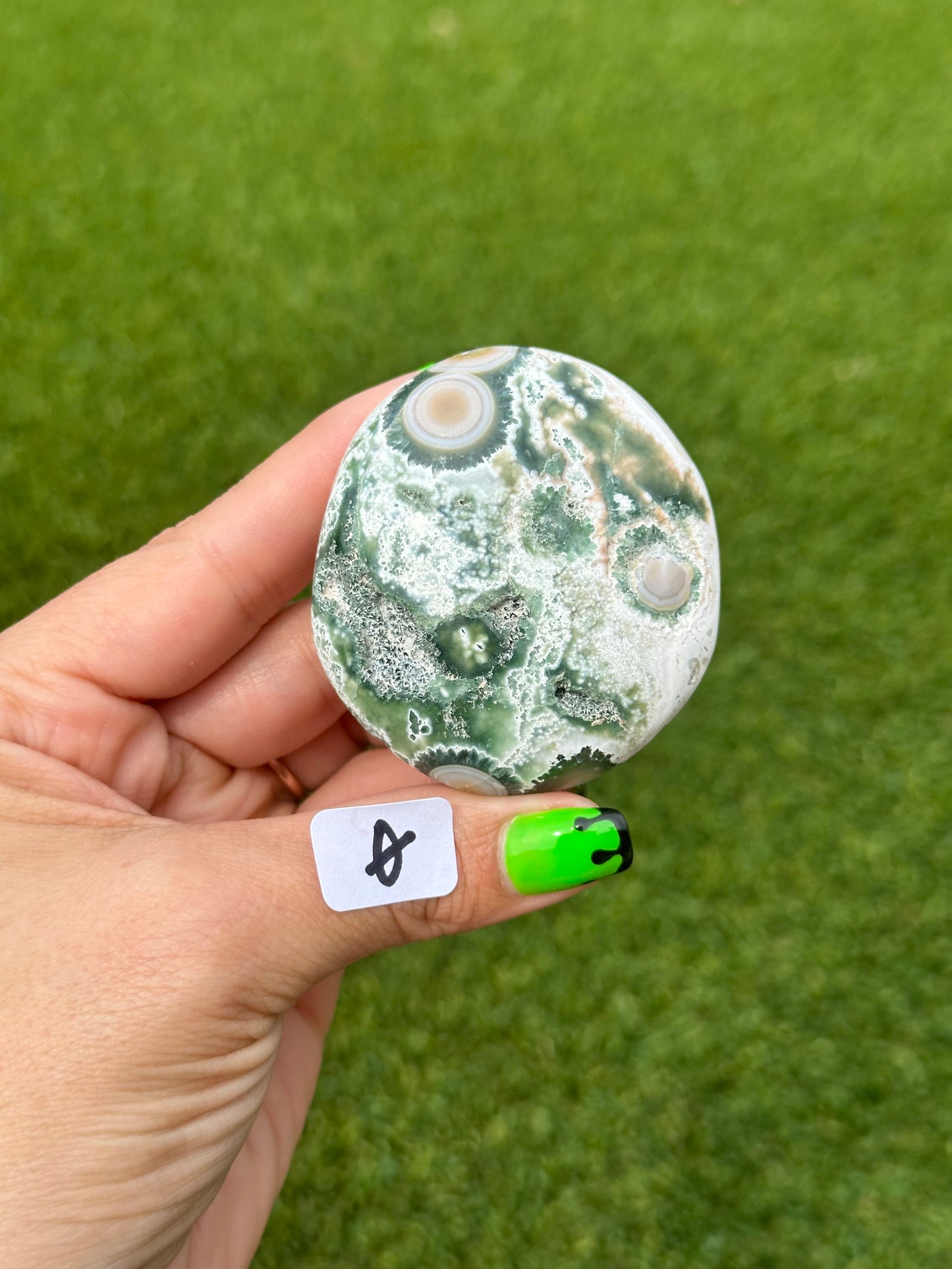 8th Vein Ocean Jasper™️ Palm Stones