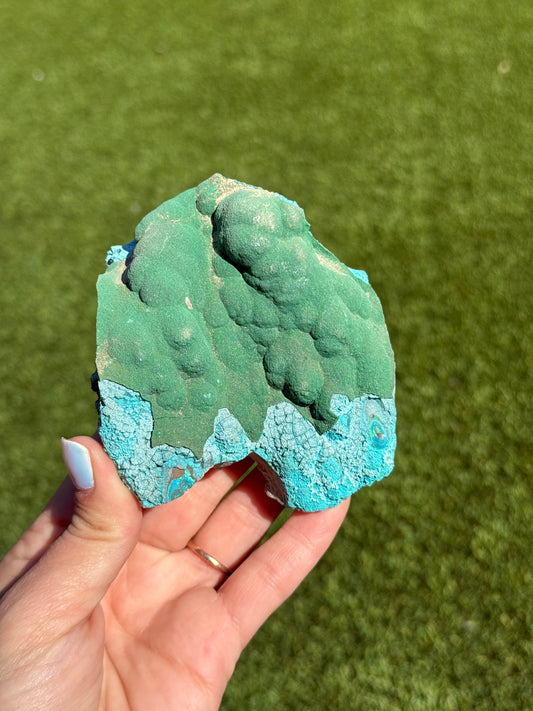 Malachite after Chrysocolla