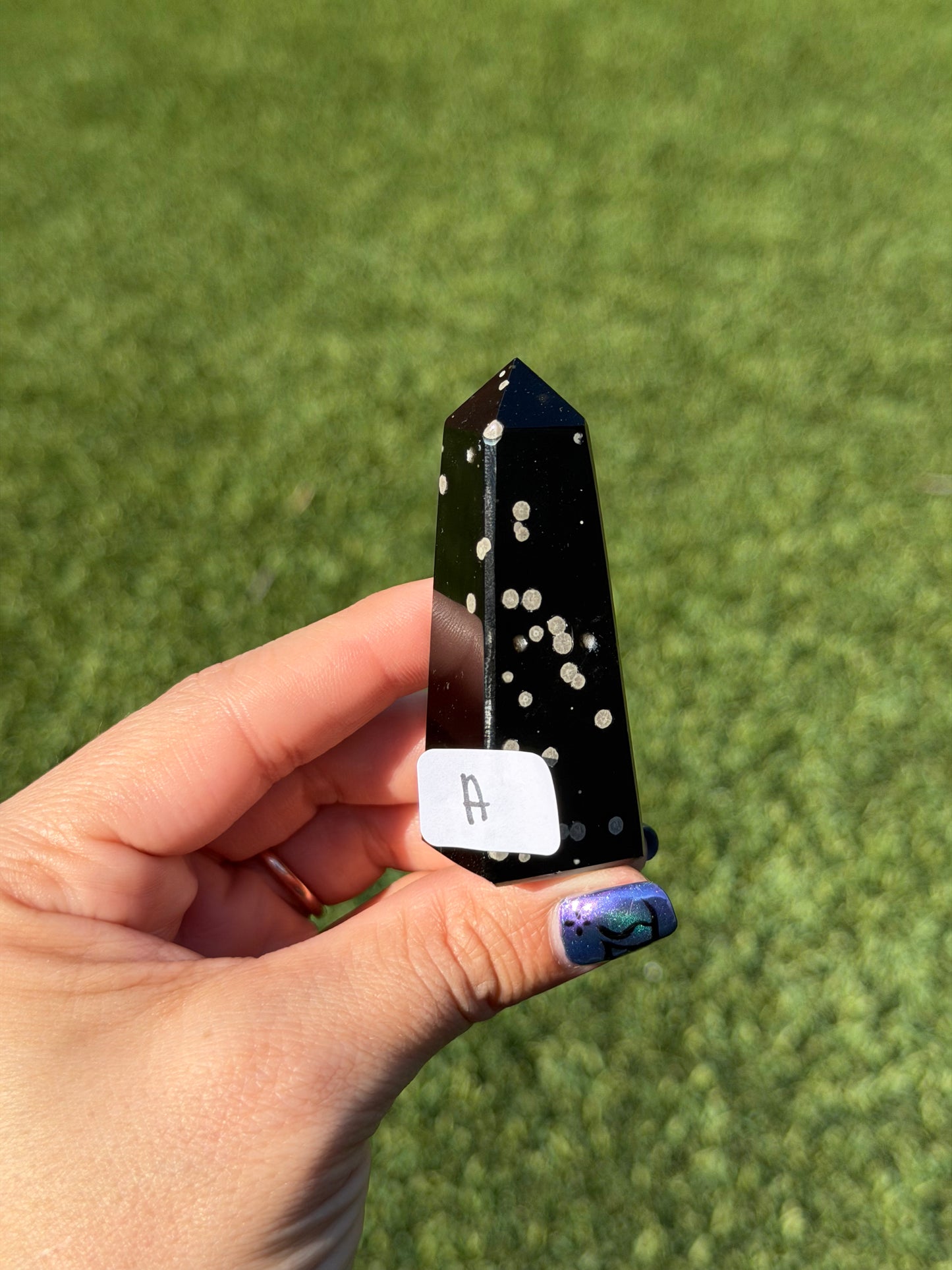 Stardust Obsidian Small Obelisks