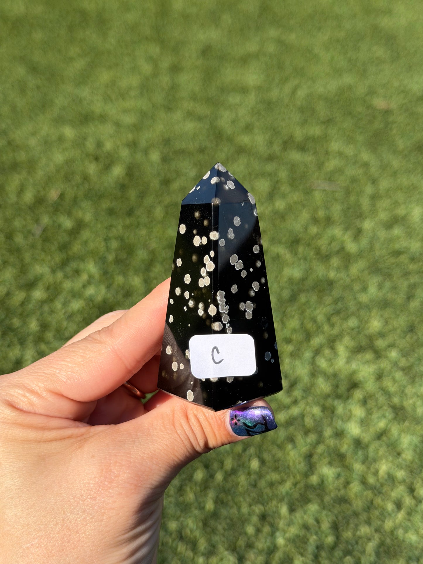 Stardust Obsidian Small Obelisks