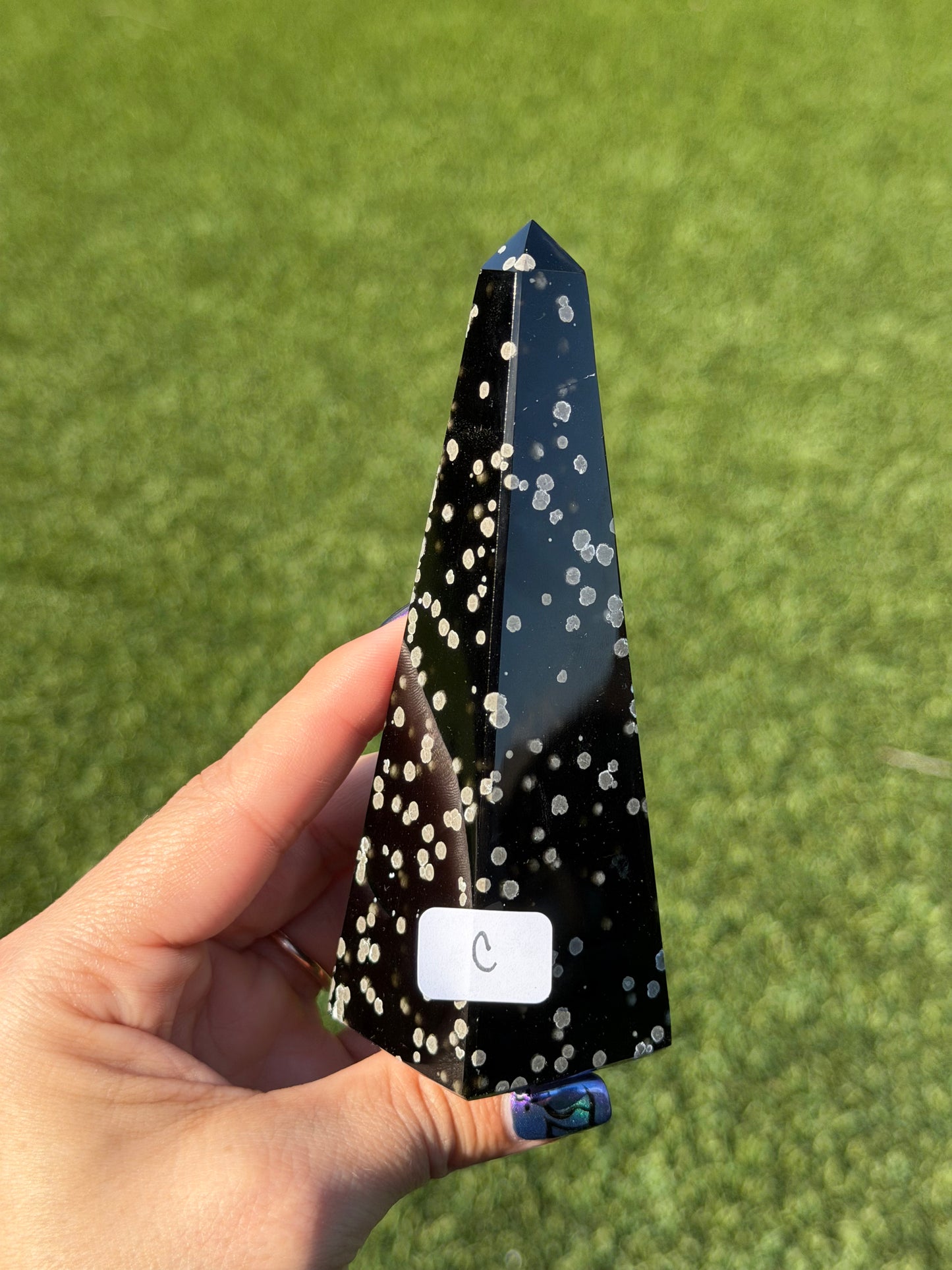 Stardust Obsidian Large Obelisks