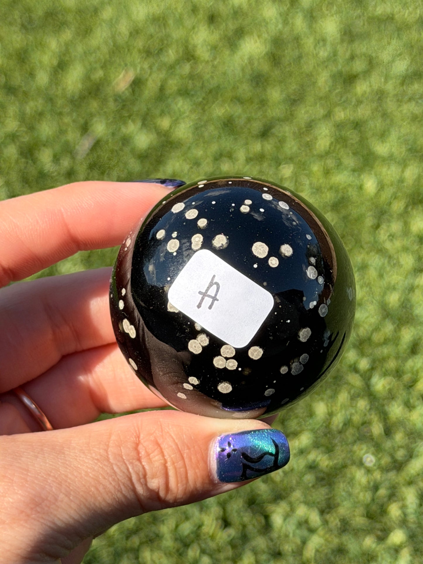 Stardust Obsidian Spheres