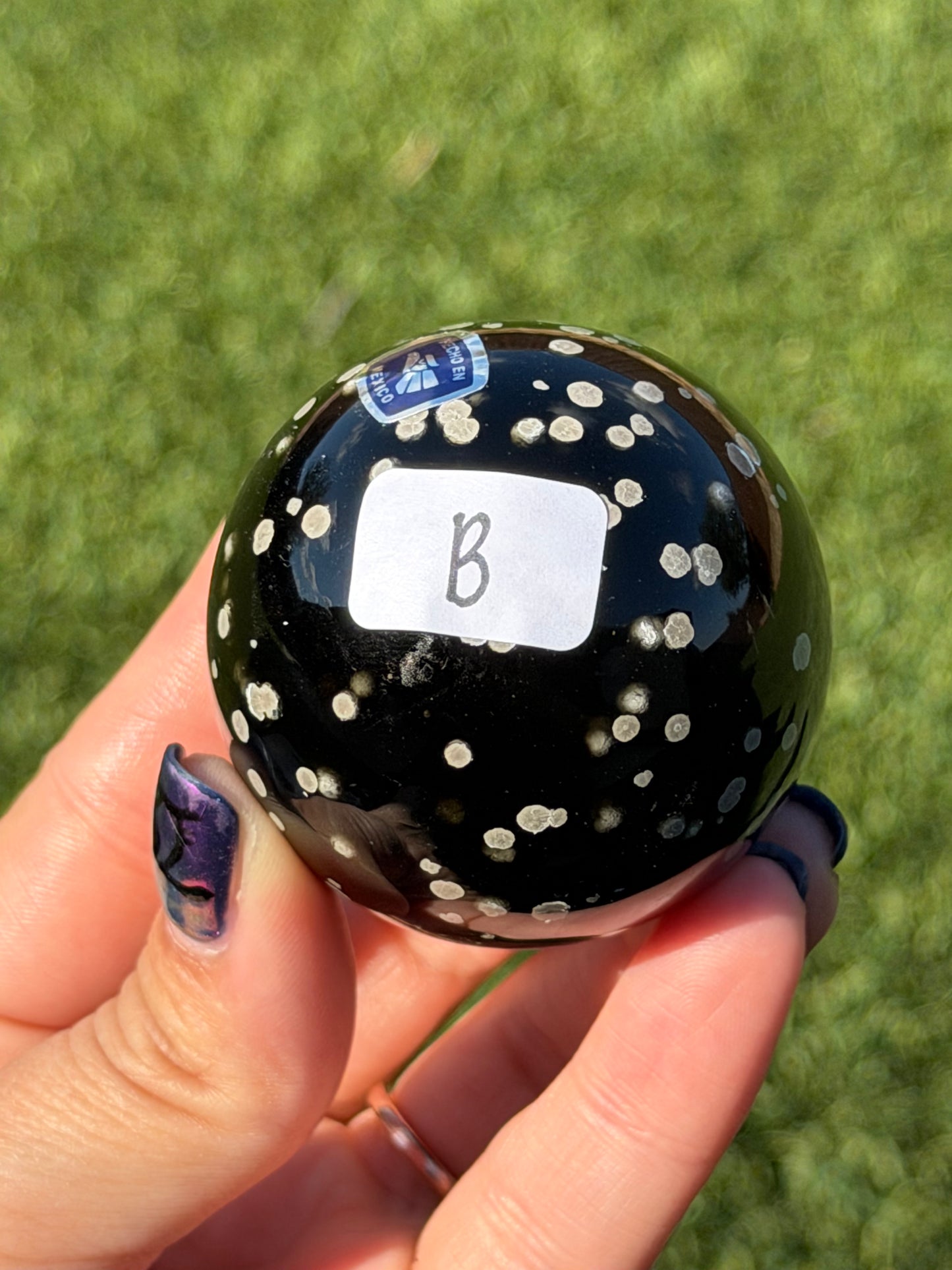 Stardust Obsidian Spheres