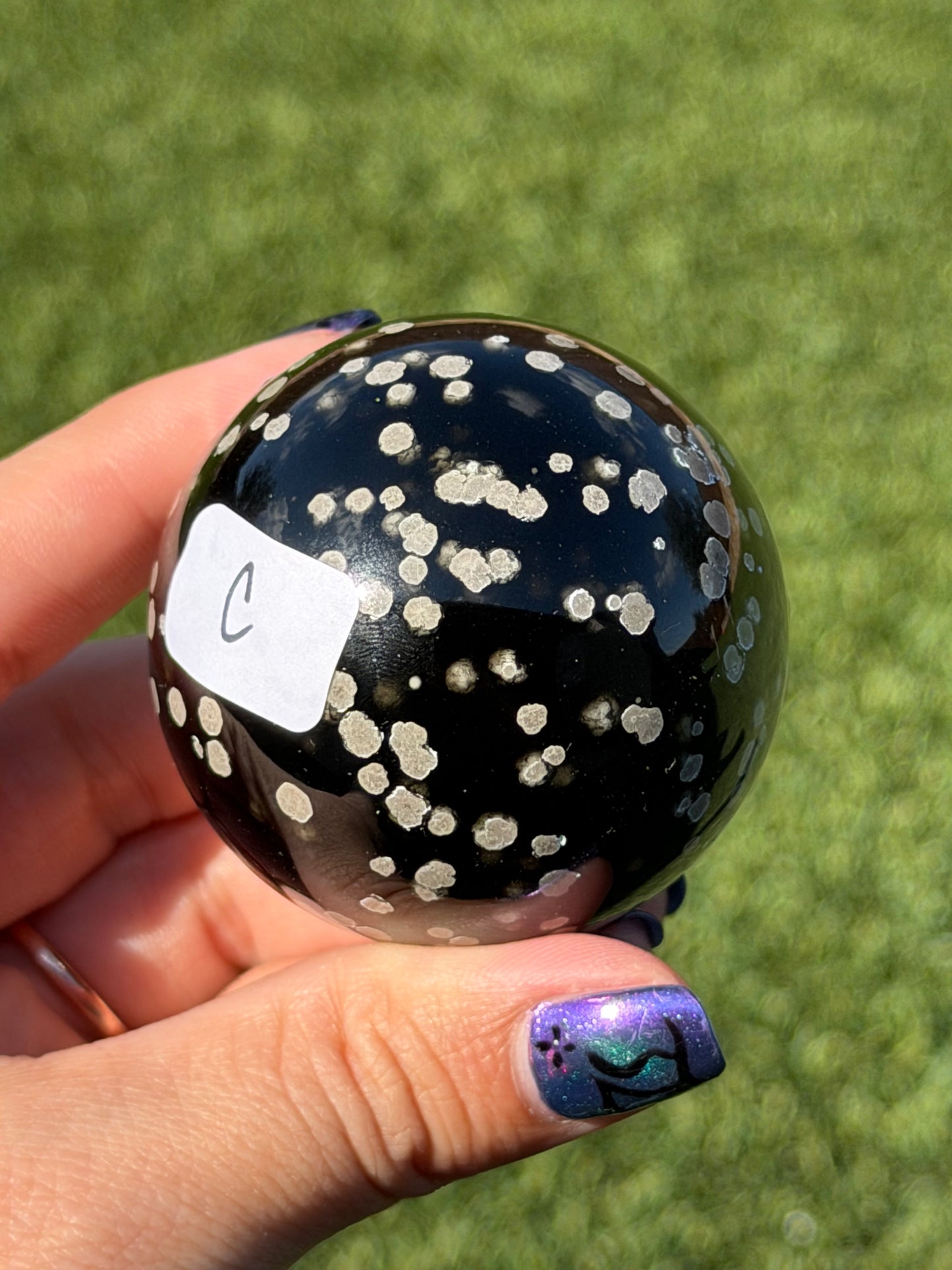 Stardust Obsidian Spheres