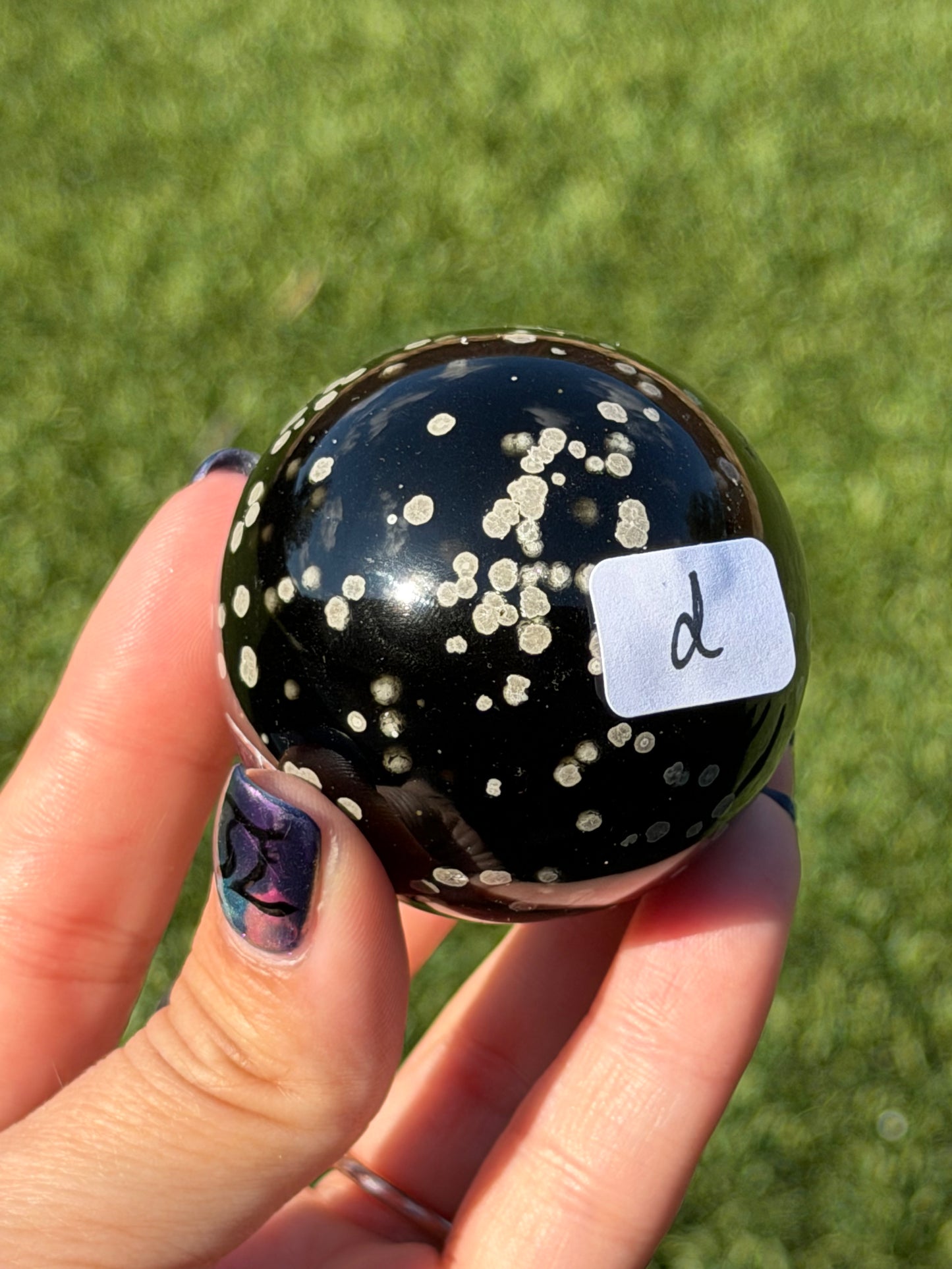 Stardust Obsidian Spheres