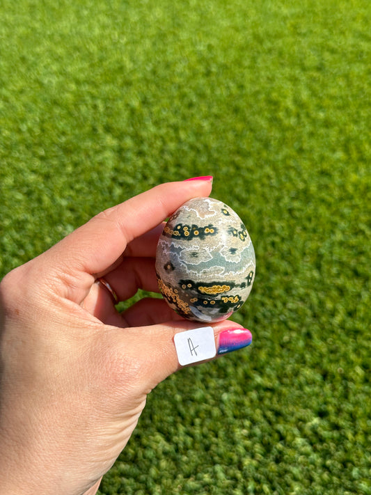 Old Stock Ocean Jasper Eggs