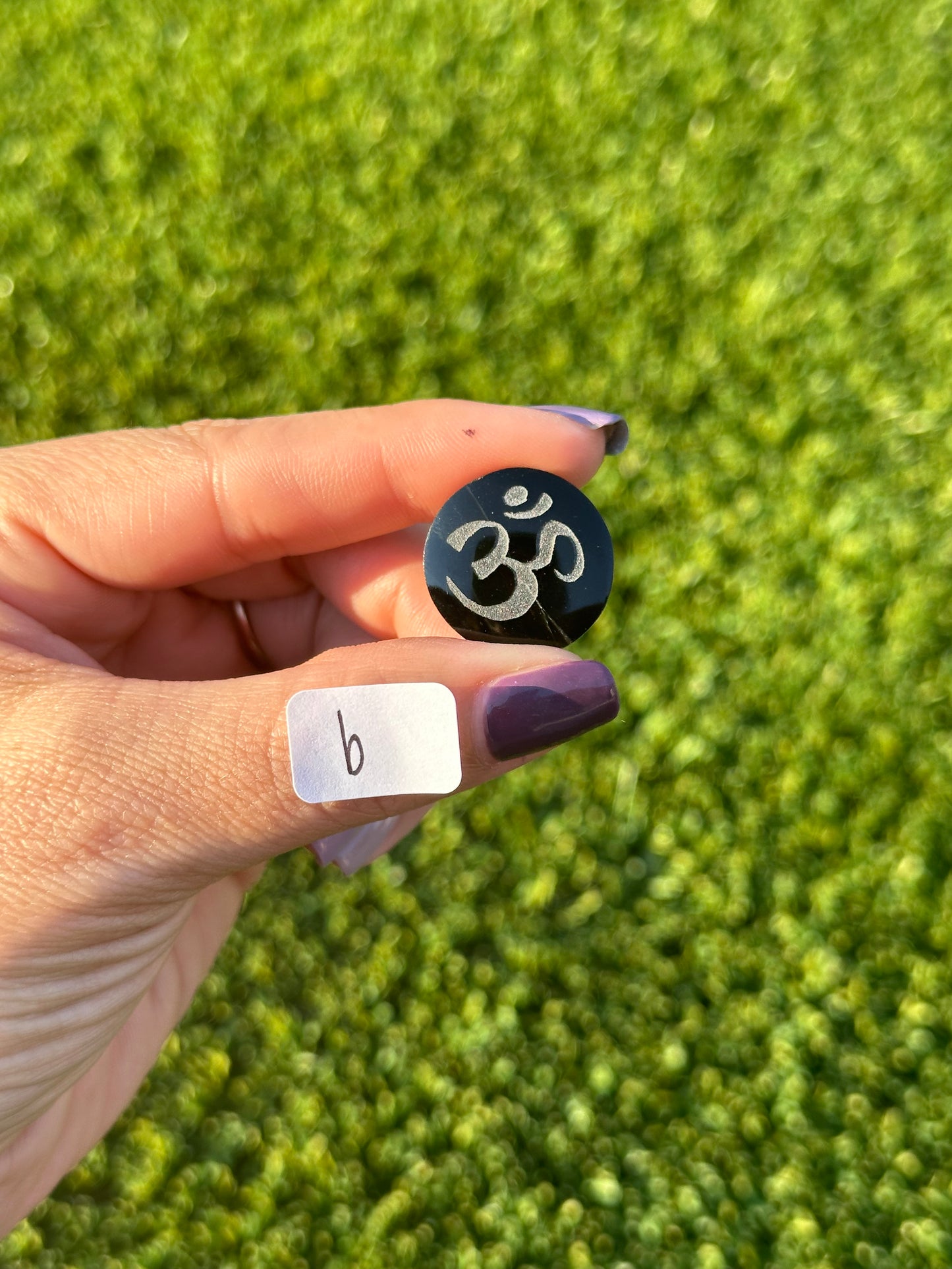 Small Obsidian Medallions