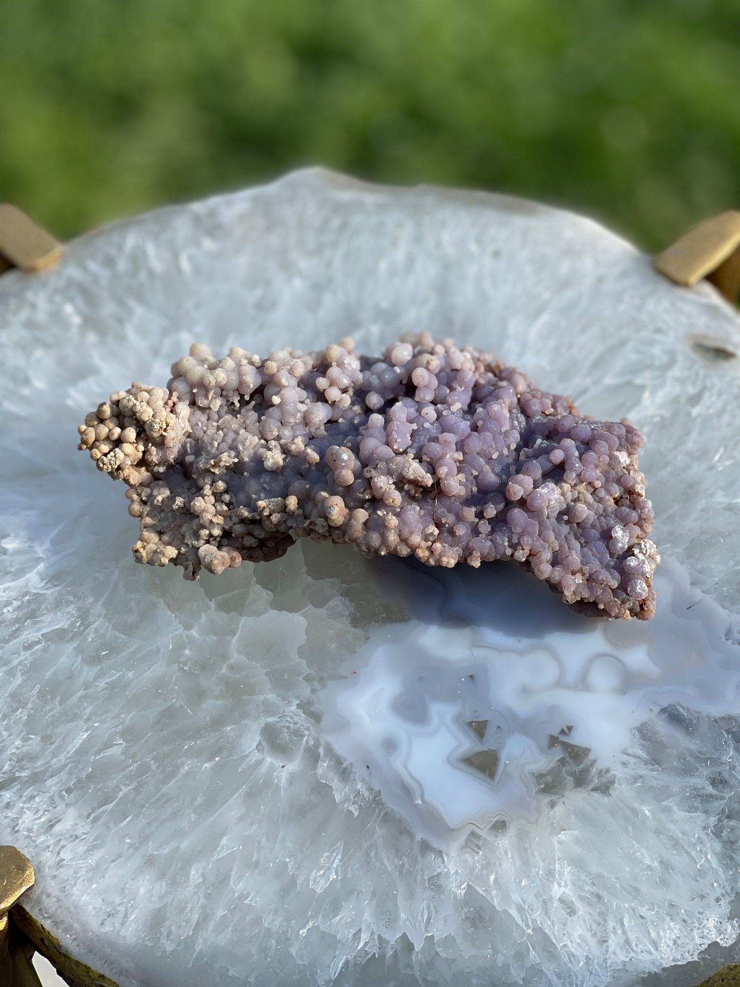 Grape Agate Cluster