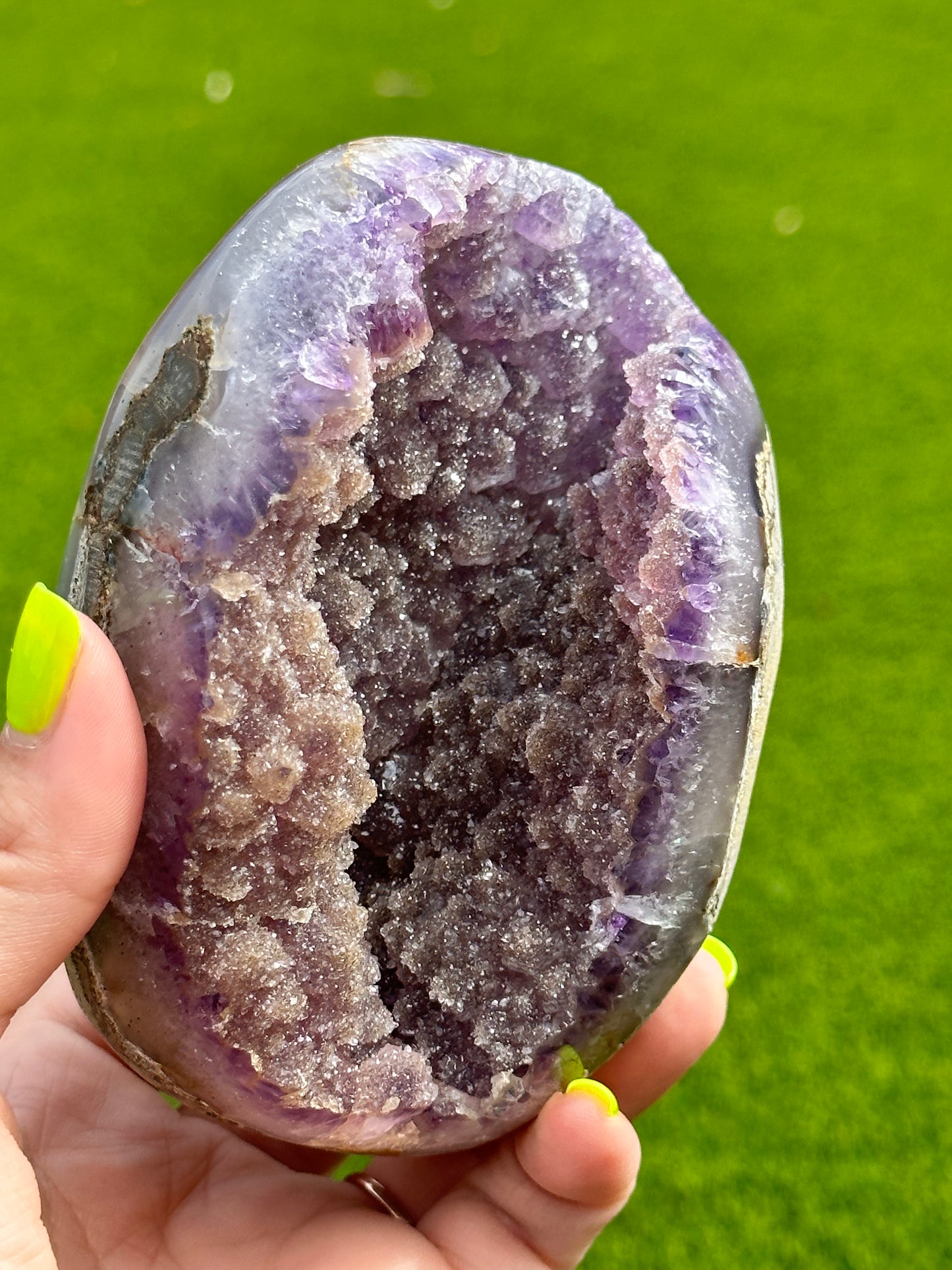 Amethyst with Hematite Inclusions