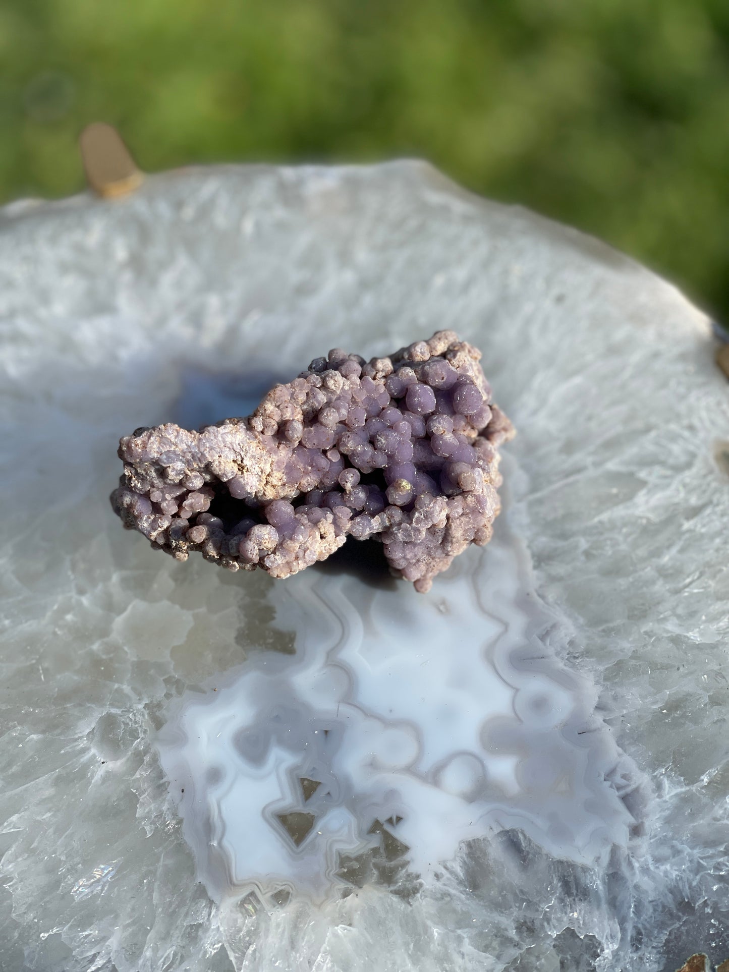 Grape Agate Cluster